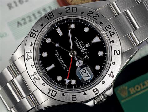 rolex explorer ii 16570 scritta swiss only|rolex explorer ii value chart.